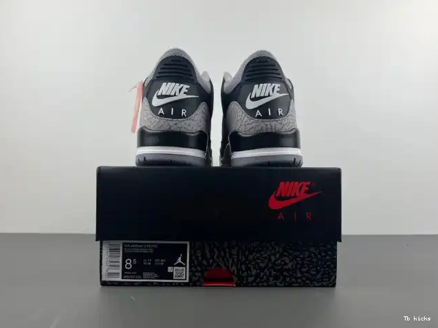 Reps TBK Jordan Cement Black 3 Air DN3707-010 0427